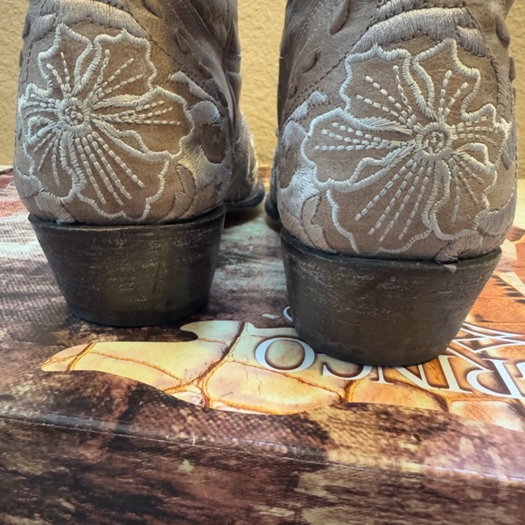Old Gringo Brown/Bone Cowboy Boot - Size 9 - Picture 5 of 10